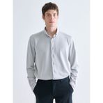 Lc Waikiki Yeni Sezon Slim Fit Uzun Kollu Erkek Gömlek - 3XL - Gri