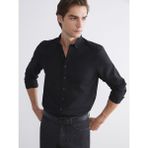 Lc Waikiki Yeni Sezon Slim Fit Uzun Kollu Oxford Erkek Gömlek - Siyah
