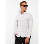 Lc Waikiki Yeni Sezon Slim Fit Uzun Kollu Poplin Erkek Gömlek - Bej