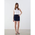 Lc Waikiki Yeni Sezon Standart Fit Mini Jean Etek - Lacivert - 36