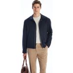 Lc Waikiki Yeni Sezon Standart Kalıp Ceket Yaka Erkek Mont - Lacivert - XL