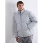Lc Waikiki Yeni Sezon Standart Kalıp Dik Yaka Erkek Şişme Mont - Gri - 2XL