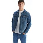 Lc Waikiki Yeni Sezon Standart Kalip Erkek Jean Ceket - S5BD58Z8 - Indigo - 2XL
