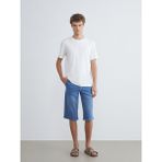 Lc Waikiki Yeni Sezon Standart Kalıp Erkek Jean Şort - Indigo - 40