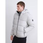 Lc Waikiki Yeni Sezon Standart Kalıp Kapüşonlu Erkek Şişme Mont - Gri - 2XL