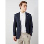 Lc Waikiki Yeni Sezon Standart Kalıp Keten Görünümlü Erkek Blazer Ceket - Lacivert - 48