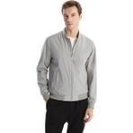 Lc Waikiki Yeni Sezon Standart Kalıp Kolej Yaka Erkek Mont - Gri - 3XL