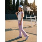 Lc Waikiki Yeni Sezon Stitch Baskılı Kız Çocuk Soft Touch Tayt - Lila - 11 - 12 Yaş
