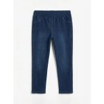 Lc Waikiki Yeni Sezon Süper Skinny Fit Kız Çocuk Jean Görünümlü Tayt - İndigo - 1 - 2 Yaş