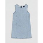Lc Waikiki Yeni Sezon Taşlı Kız Çocuk Jean Elbise - 13 - 14 Yaş