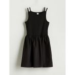 Lc Waikiki Yeni Sezon U Yaka Kız Çocuk Elbise - 9 - 10 Yaş - Siyah