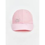 Lc Waikiki Yeni Sezon Yazı Baskılı Kız Çocuk Kep Şapka - Pembe - 10 - 14 Yaş