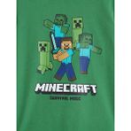 LC Waikiki Yeşil Minecraft Baskılı Erkek Çocuk Pijama Takımı - 7 - 8 Yaş