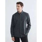 LC Waikiki Yeşil Regular Fit Ekose Erkek Oduncu Gömlek