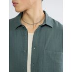 Lc Waikiki Yeşil Regular Fit Müslin Erkek Gömlek
