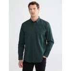 Lc Waikiki Yeşil Regular Fit Poplin Erkek Gömlek - XL
