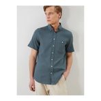 Lc Waikiki Yeşil Regular Fit Poplin Erkek Gömlek