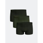 LC WAIKIKI Yeşil Standart Kalıp Pamuklu Esnek Erkek Boxer 3'lü