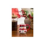 LC Waikiki Yılbaşı Temalı Seramik Kupa 300 ml - Kırmızı - 325 ml