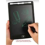 LCD 8.5 Inç Grafik Yazı Çizim Tableti Kalemli Çocuk Yazı Tahtası Dijital Writting Tablet - Çok Renkli