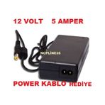 Lcd Led Mönitör Adaptörü 12 Volt 5 Amper 12V 5 Ah