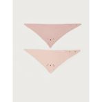 Lcw Baby Baskılı Kız Bebek Mama Önlüğü 2'li (W5) - Pink - Dropsuz - Yenidoğan