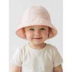 Lcw Baby Pembe Çiçek Nakışlı Kız Bebek Bucket Şapka