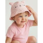 Lcw Baby Pembe Hayvan Figürlü Kız Bebek Bucket Şapka