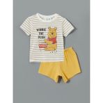 Lcw Baby Winnie The Pooh Baskılı Erkek Bebek Şortlu Pijama Takımı - Bej - 1 - 2 Yaş