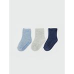 Lcw Basic Erkek Bebek Soket Çorap 3'lü (W5) - 8 - Blue