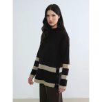 Lcw Comfort Lacivert Yarım Balıkçı Yaka Kadın Triko Tunik