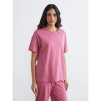 Lcw Dream Bordo Bisiklet Yaka Yıldız Desenli Kadın Pijama Takım
