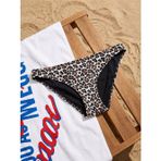 LCW DREAM Siyah Leopar Desenli Kadın Bikini Altı