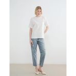 Lcw Jeans İndigo Boyfriend Fit Kadın Yırtık Jean Pantolon