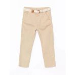 Lcw Kids Bej Beli Ayarlanabilir Gabardin Erkek Çocuk Pantolon