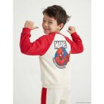 Lcw Kids Bej Spider-Man Baskılı Erkek Çocuk Sweatshirt