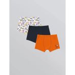 Lcw Kids Beyaz Baskılı Erkek Çocuk Boxer 3'Lü