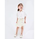 Lcw Kids Beyaz Kısa Kollu Basic Kız Bebek Gömlek