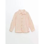Lcw Kids Ekru Gabardin Çizgili Erkek Çocuk Gömlek