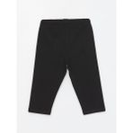 Lcw Kids Fuşya Beli Lastikli Basic Kız Çocuk Tayt - 7 - 8 Yaş - Siyah