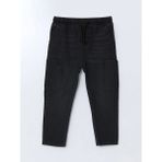 Lcw Kids Gri Beli Lastikli Erkek Çocuk Jogger Jean Pantolon