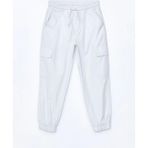 Lcw Kids Gri Beli Lastikli Erkek Çocuk Kargo Jogger Pantolon
