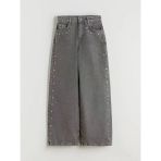 Lcw Kids Gri Wideleg Kız Çocuk Jean Pantolon