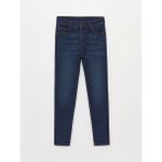 Lcw Kids Indigo Beli Ayarlanabilir Lastikli Erkek Çocuk Jean Pantolon