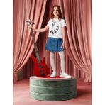 Lcw Kids Indigo Beli Lastikli Kız Çocuk Jean Şort Etek