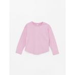Lcw Kids Lila Bisiklet Yaka Basic Uzun Kollu Kız Çocuk Tişört - 11 - 12 Yaş