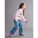 Lcw Kids Mavi Nakışlı Kız Çocuk Jean Pantolon