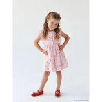 Lcw Kids Pembe Çiçekli Kız Çocuk Elbise