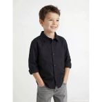 Lcw Kids Siyah Basic Erkek Çocuk Gömlek