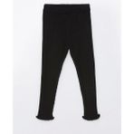 Lcw Kids Siyah Beli Lastikli Basic Kız Çocuk Tayt - Black